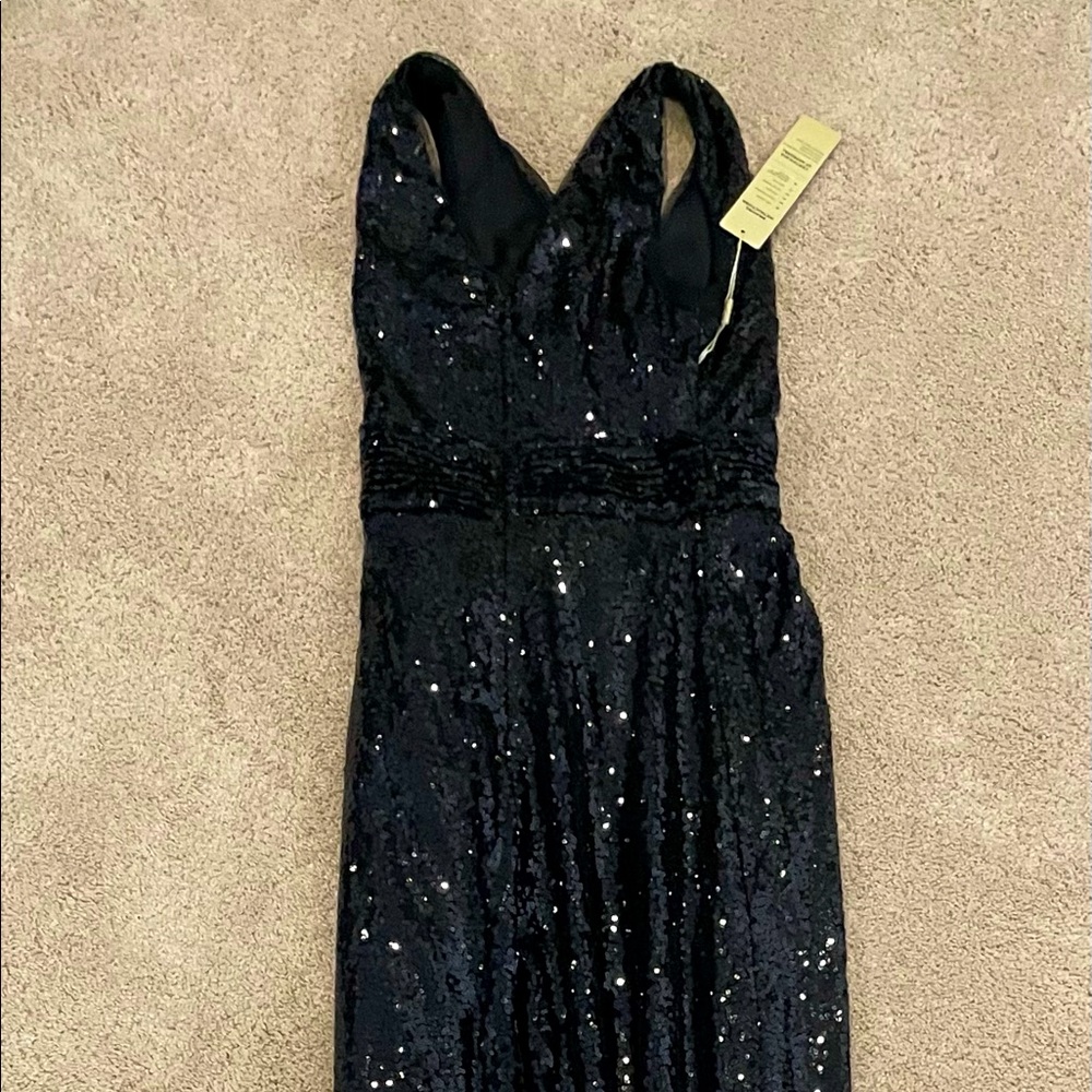 Stunning Black Sequin Long Dress